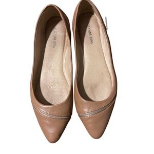 Gianni Bini zipper flat for casual look leather upper leather linning
